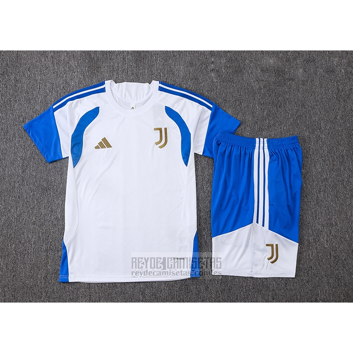 Chandal del Juventus Manga Corta 2026-2027 Blanco - Pantalon Corto